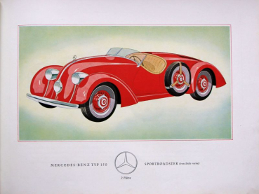 Mercedes-Benz 150 Modelprogram 1935 Carbrochure (8917)